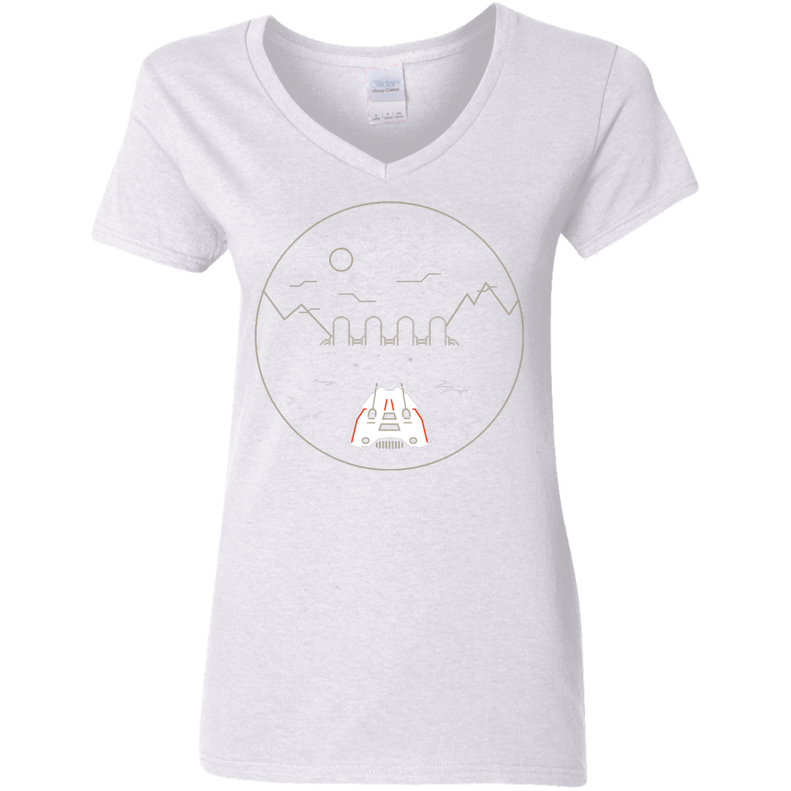 T-Shirts White / S Visit Hoth Women's V-Neck T-Shirt