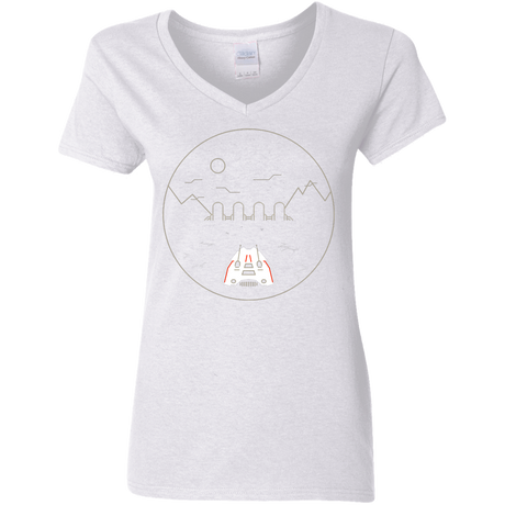 T-Shirts White / S Visit Hoth Women's V-Neck T-Shirt