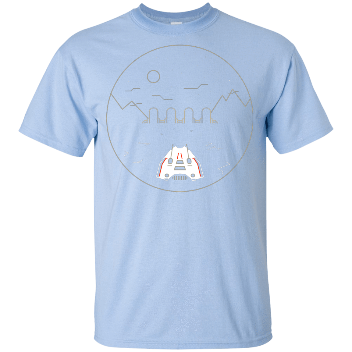 T-Shirts Light Blue / YXS Visit Hoth Youth T-Shirt