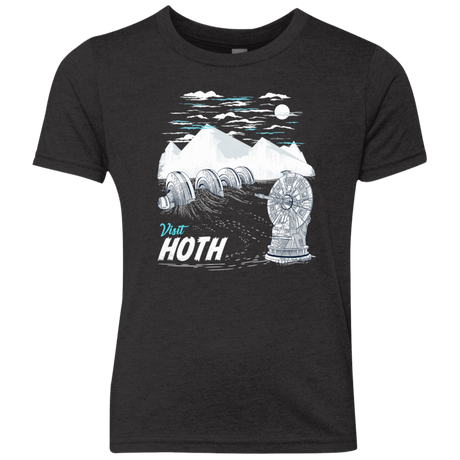 T-Shirts Vintage Black / YXS Visit Hoth Youth Triblend T-Shirt