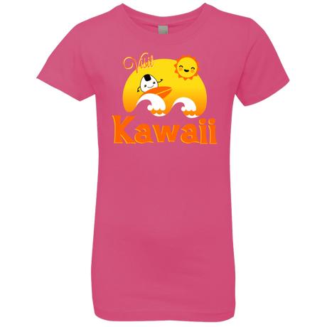 T-Shirts Hot Pink / YXS Visit Kawaii Girls Premium T-Shirt