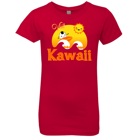 T-Shirts Red / YXS Visit Kawaii Girls Premium T-Shirt