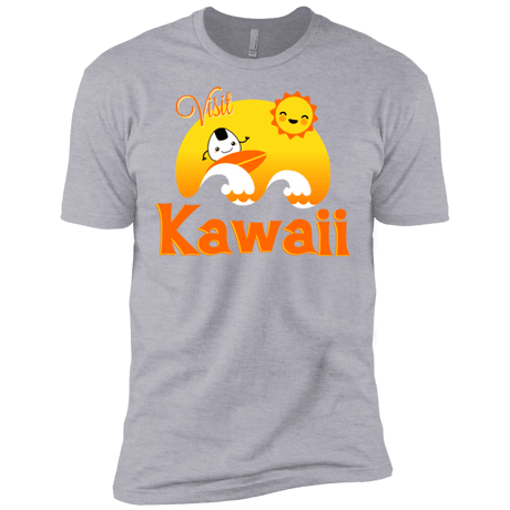 T-Shirts Heather Grey / X-Small Visit Kawaii Men's Premium T-Shirt