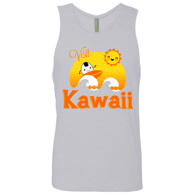 T-Shirts Heather Grey / Small Visit Kawaii Men's Premium Tank Top