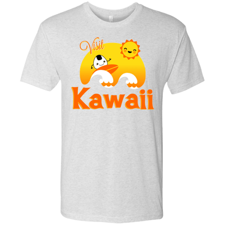 T-Shirts Heather White / Small Visit Kawaii Men's Triblend T-Shirt