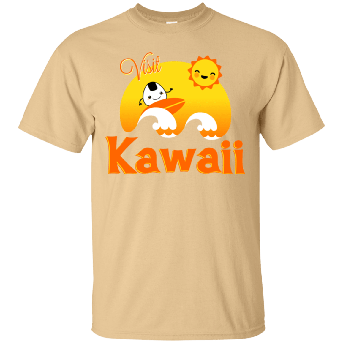 T-Shirts Vegas Gold / Small Visit Kawaii T-Shirt