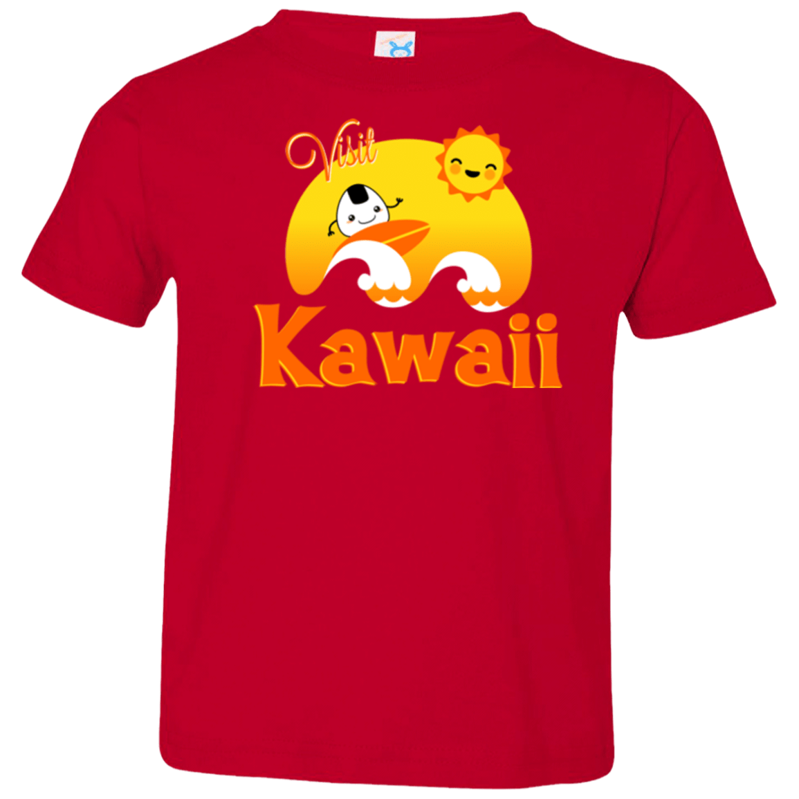 T-Shirts Red / 2T Visit Kawaii Toddler Premium T-Shirt