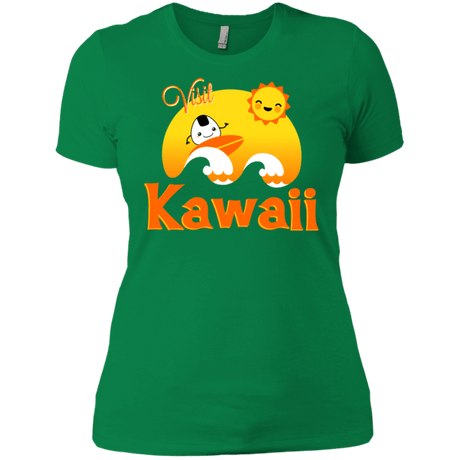 T-Shirts Kelly Green / X-Small Visit Kawaii Women's Premium T-Shirt