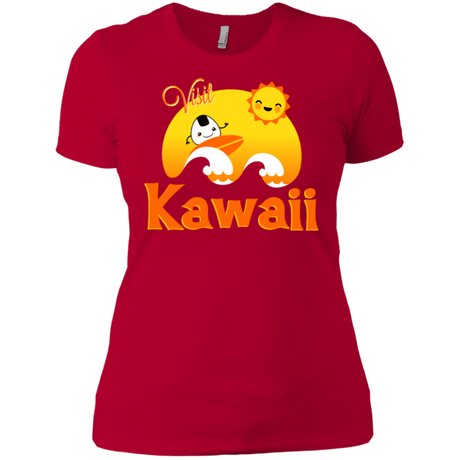 T-Shirts Red / X-Small Visit Kawaii Women's Premium T-Shirt