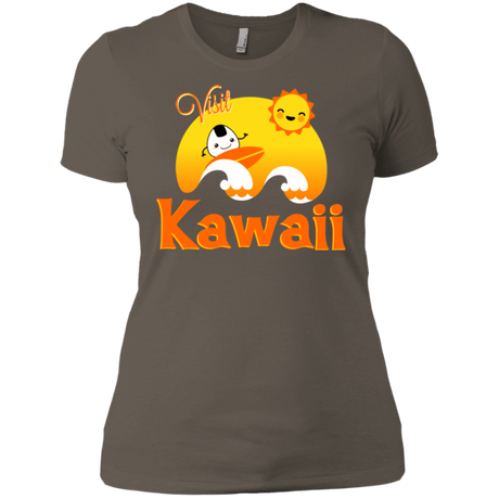 T-Shirts Warm Grey / X-Small Visit Kawaii Women's Premium T-Shirt