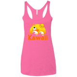 T-Shirts Vintage Pink / X-Small Visit Kawaii Women's Triblend Racerback Tank