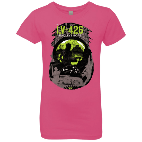 T-Shirts Hot Pink / YXS Visit LV-426 Girls Premium T-Shirt