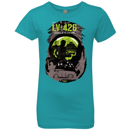 T-Shirts Tahiti Blue / YXS Visit LV-426 Girls Premium T-Shirt