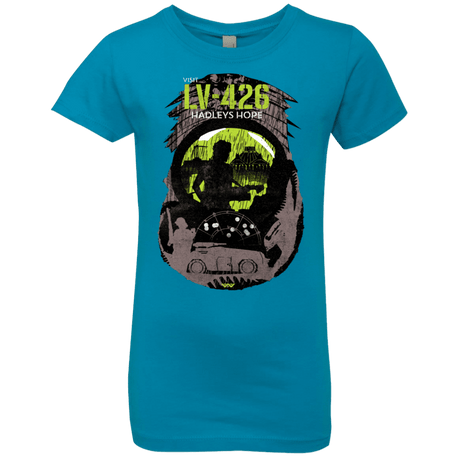 T-Shirts Turquoise / YXS Visit LV-426 Girls Premium T-Shirt