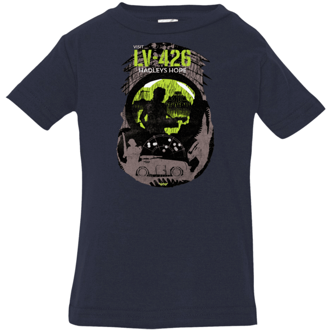 T-Shirts Navy / 6 Months Visit LV-426 Infant Premium T-Shirt