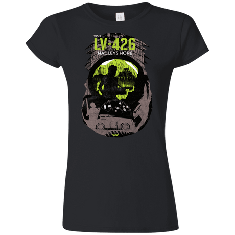T-Shirts Black / S Visit LV-426 Junior Slimmer-Fit T-Shirt