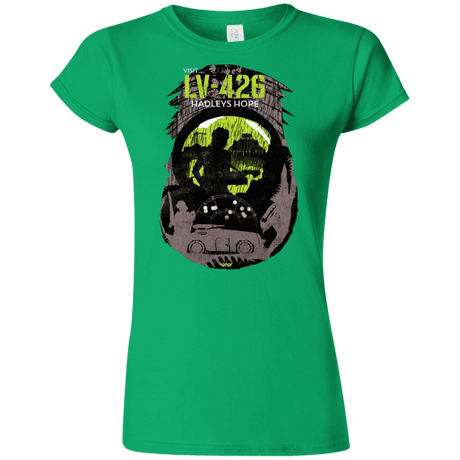 T-Shirts Irish Green / S Visit LV-426 Junior Slimmer-Fit T-Shirt