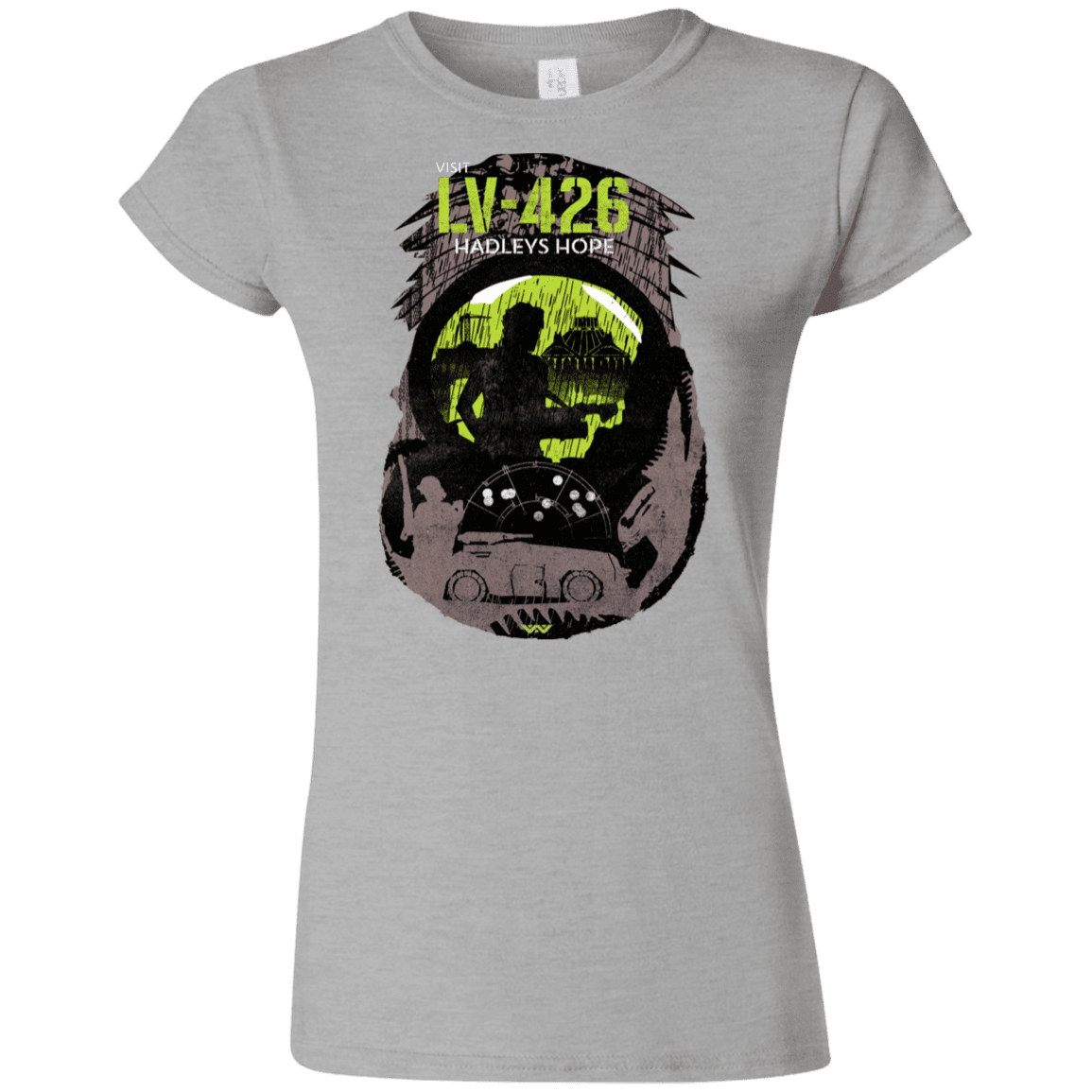 T-Shirts Sport Grey / S Visit LV-426 Junior Slimmer-Fit T-Shirt