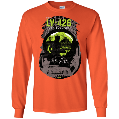 T-Shirts Orange / S Visit LV-426 Men's Long Sleeve T-Shirt