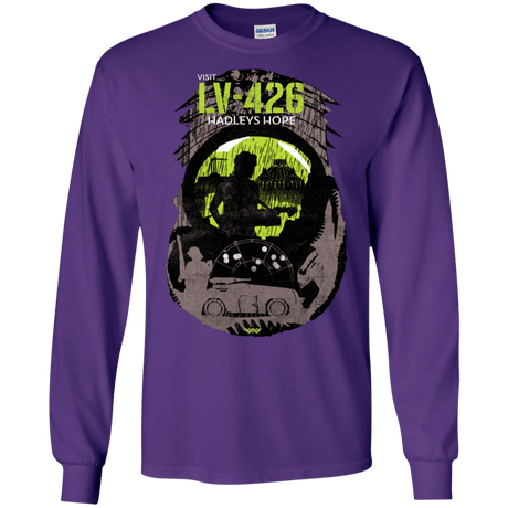 T-Shirts Purple / S Visit LV-426 Men's Long Sleeve T-Shirt