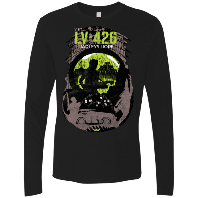T-Shirts Black / S Visit LV-426 Men's Premium Long Sleeve