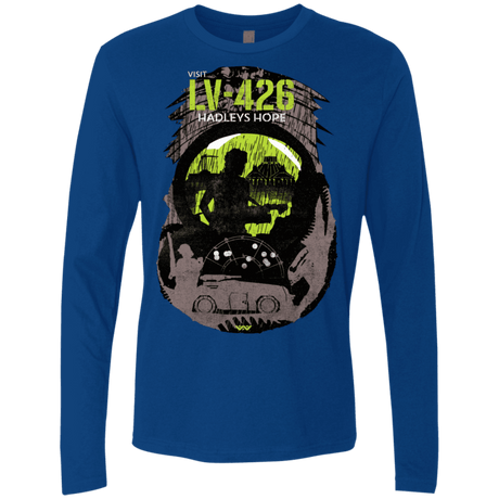 T-Shirts Royal / S Visit LV-426 Men's Premium Long Sleeve