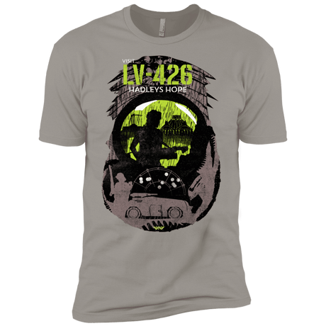T-Shirts Light Grey / X-Small Visit LV-426 Men's Premium T-Shirt