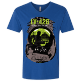 T-Shirts Royal / X-Small Visit LV-426 Men's Premium V-Neck