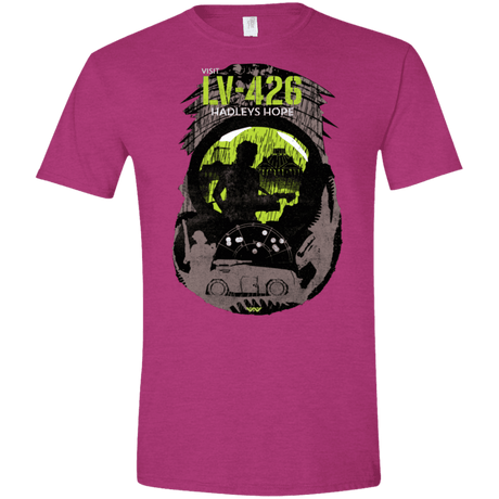 T-Shirts Antique Heliconia / S Visit LV-426 Men's Semi-Fitted Softstyle