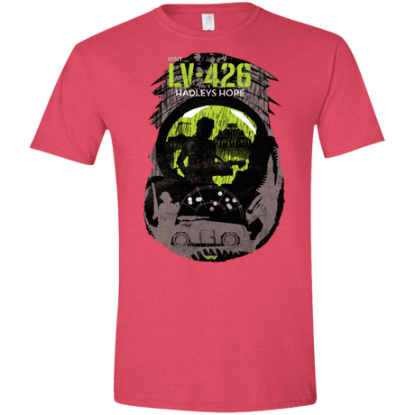 T-Shirts Heather Red / S Visit LV-426 Men's Semi-Fitted Softstyle