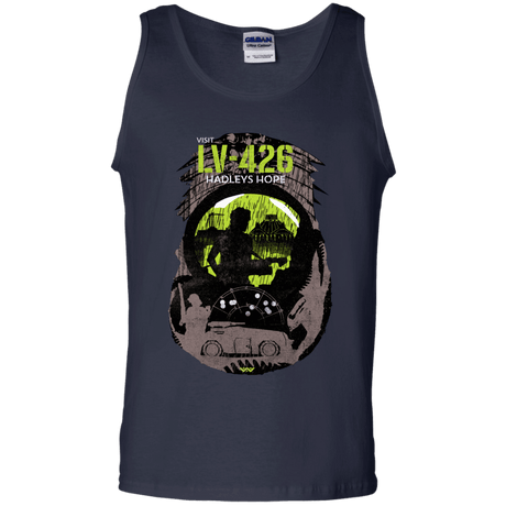 T-Shirts Navy / S Visit LV-426 Men's Tank Top