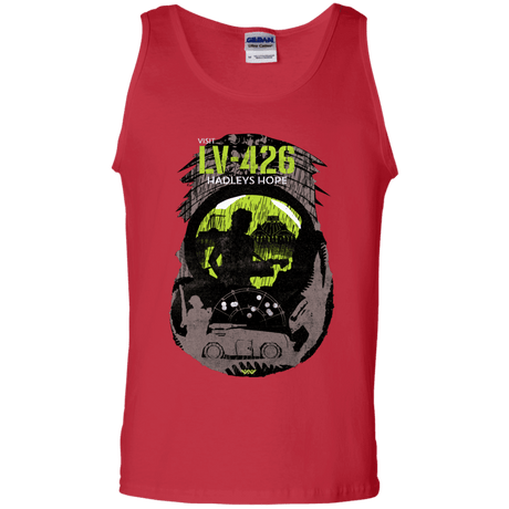 T-Shirts Red / S Visit LV-426 Men's Tank Top