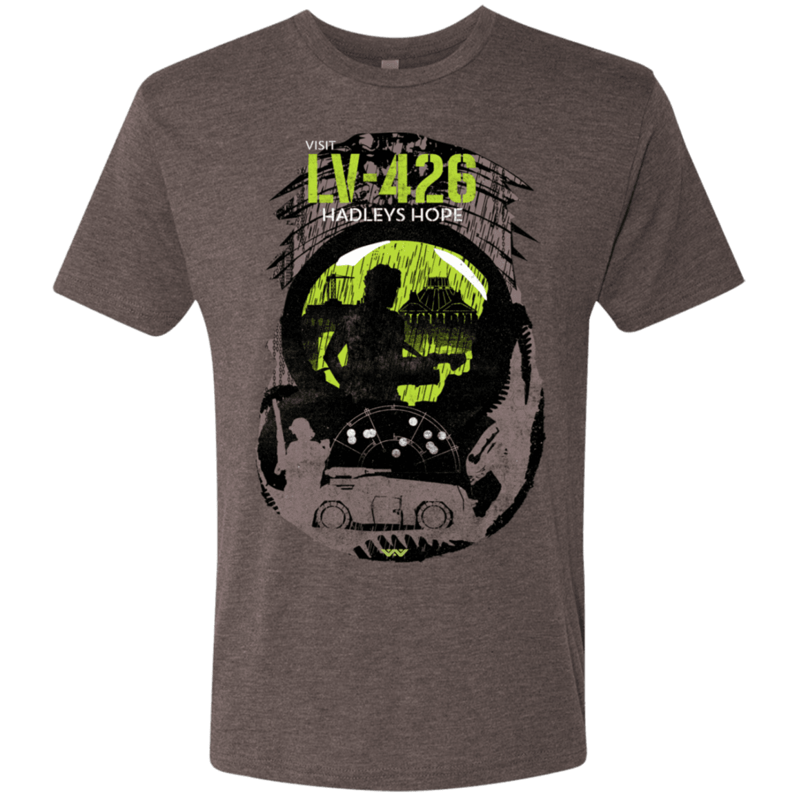 T-Shirts Macchiato / S Visit LV-426 Men's Triblend T-Shirt