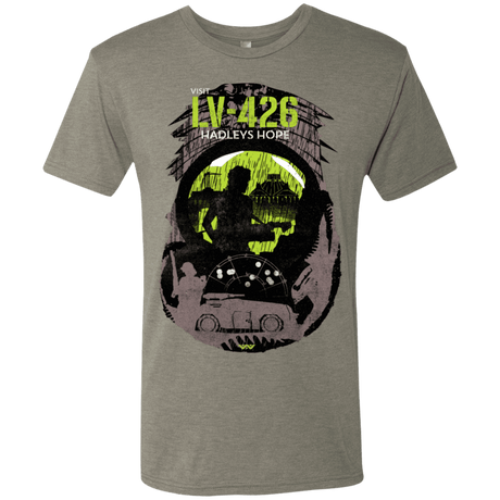 T-Shirts Venetian Grey / S Visit LV-426 Men's Triblend T-Shirt