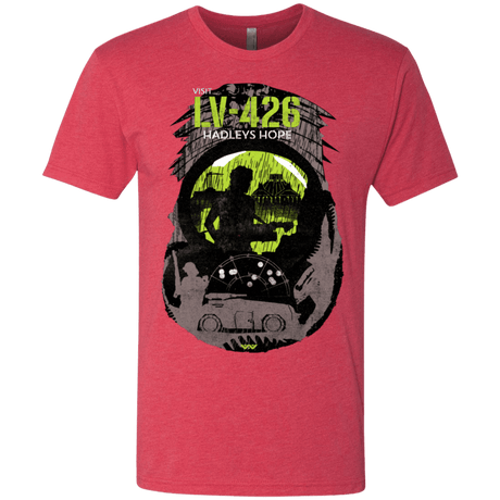 T-Shirts Vintage Red / S Visit LV-426 Men's Triblend T-Shirt