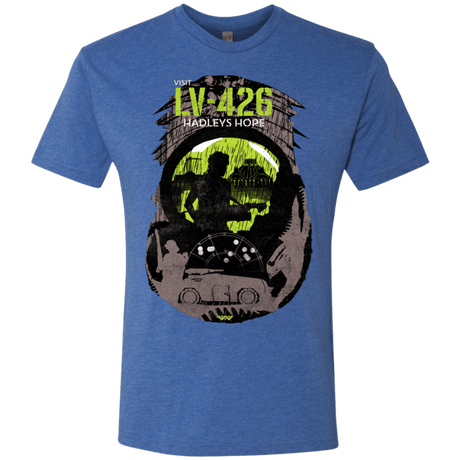 T-Shirts Vintage Royal / S Visit LV-426 Men's Triblend T-Shirt