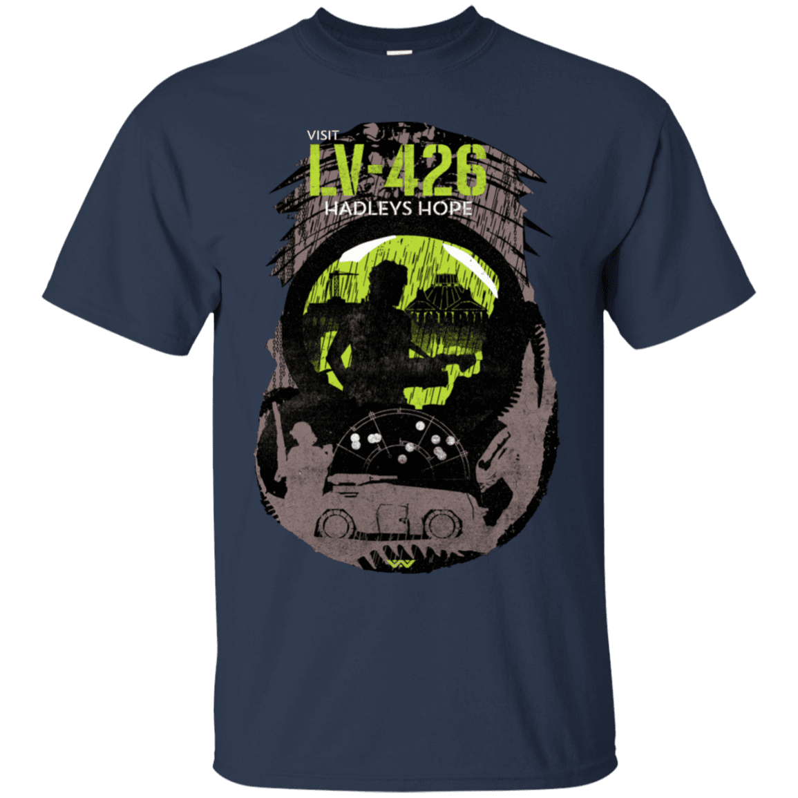 T-Shirts Navy / S Visit LV-426 T-Shirt