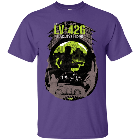 T-Shirts Purple / S Visit LV-426 T-Shirt