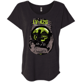 T-Shirts Vintage Black / X-Small Visit LV-426 Triblend Dolman Sleeve