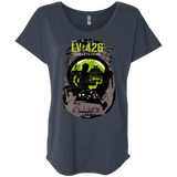 T-Shirts Vintage Navy / X-Small Visit LV-426 Triblend Dolman Sleeve