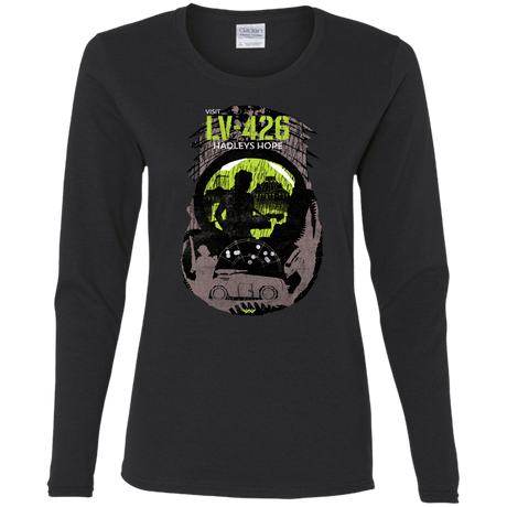 T-Shirts Black / S Visit LV-426 Women's Long Sleeve T-Shirt