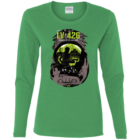 T-Shirts Irish Green / S Visit LV-426 Women's Long Sleeve T-Shirt