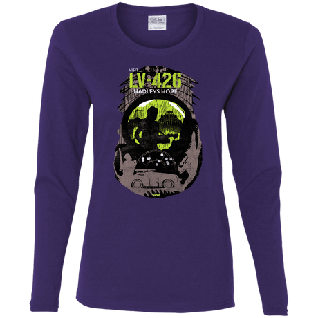 T-Shirts Purple / S Visit LV-426 Women's Long Sleeve T-Shirt