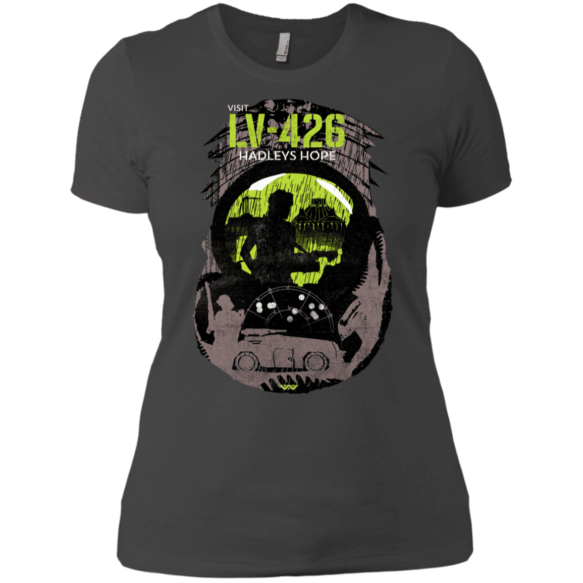 T-Shirts Heavy Metal / X-Small Visit LV-426 Women's Premium T-Shirt