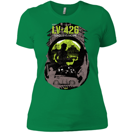 T-Shirts Kelly Green / X-Small Visit LV-426 Women's Premium T-Shirt