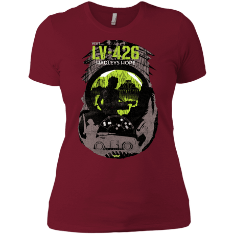 T-Shirts Scarlet / X-Small Visit LV-426 Women's Premium T-Shirt