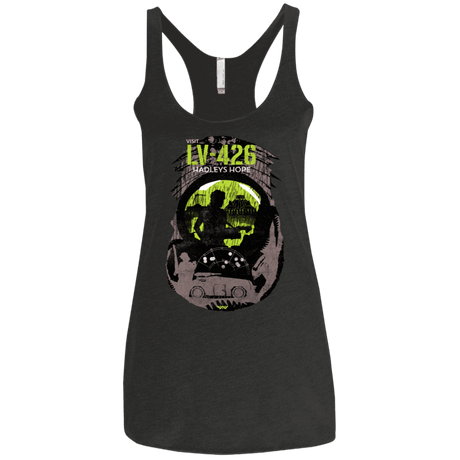 T-Shirts Vintage Black / X-Small Visit LV-426 Women's Triblend Racerback Tank