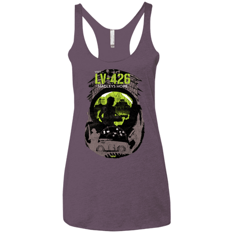 T-Shirts Vintage Purple / X-Small Visit LV-426 Women's Triblend Racerback Tank