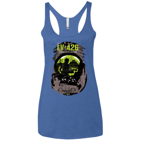 T-Shirts Vintage Royal / X-Small Visit LV-426 Women's Triblend Racerback Tank