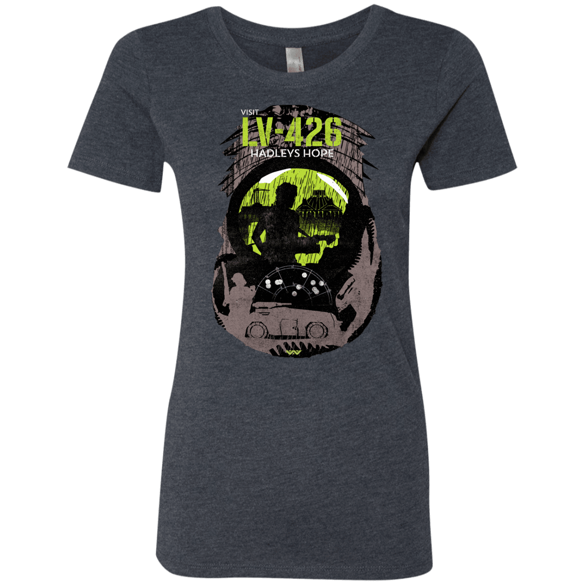 T-Shirts Vintage Navy / S Visit LV-426 Women's Triblend T-Shirt